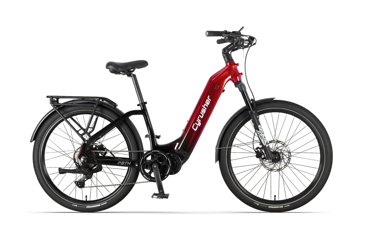 Cyrusher Path E-Bike | 59 Mi Range 750 W Power City Comfort