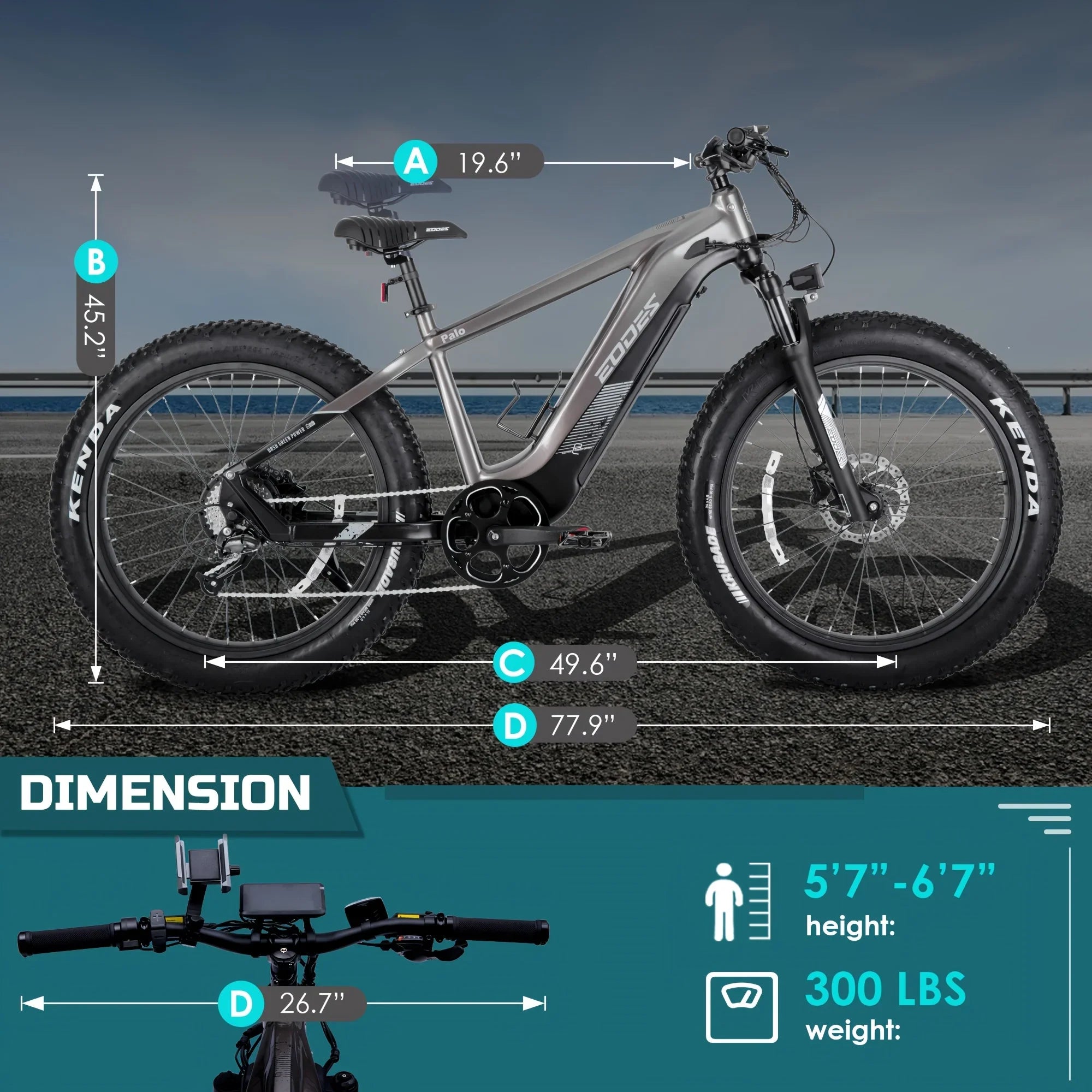 52V 750W Adult eBike - 17AH Battery, Top Speed 32km/h
