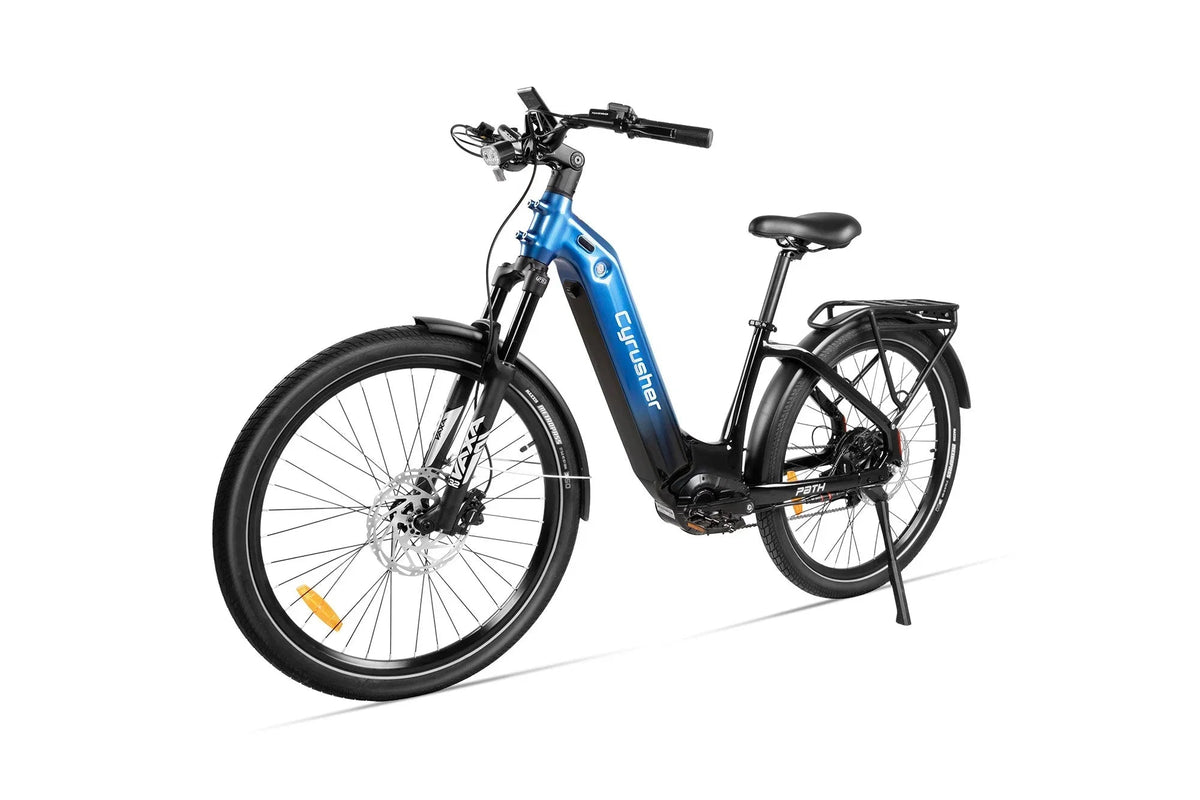Cyrusher Path E-Bike | 59 Mi Range 750 W Power City Comfort