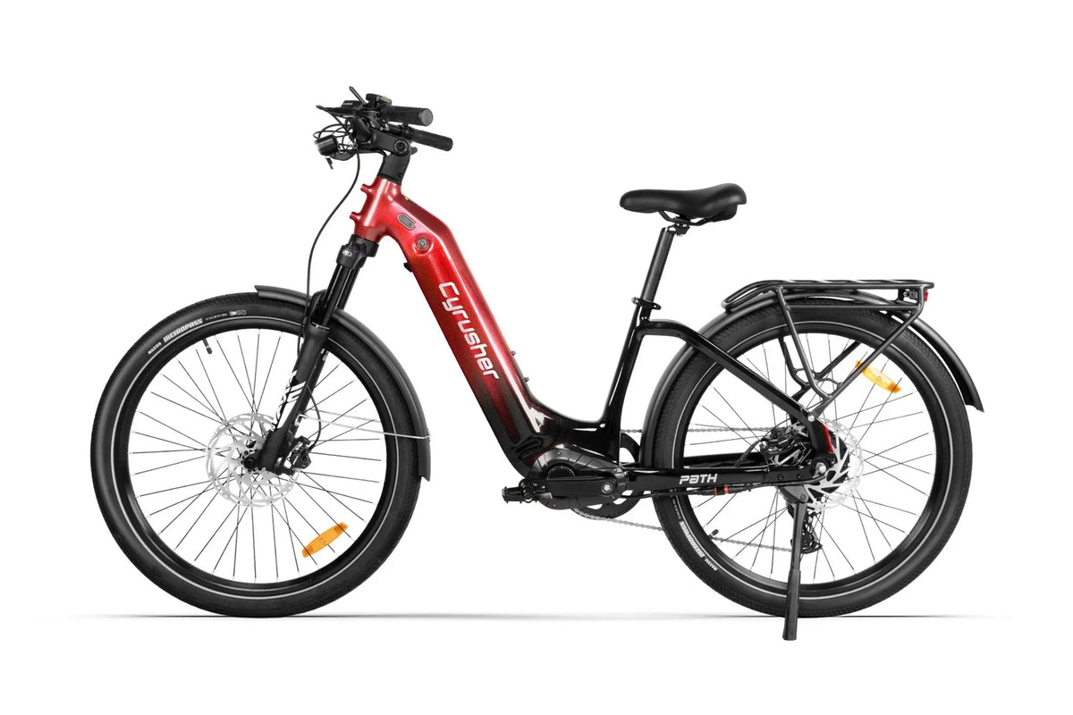Cyrusher Path E-Bike | 59 Mi Range 750 W Power City Comfort