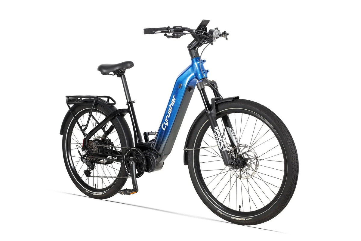 Cyrusher Path E-Bike | 59 Mi Range 750 W Power City Comfort