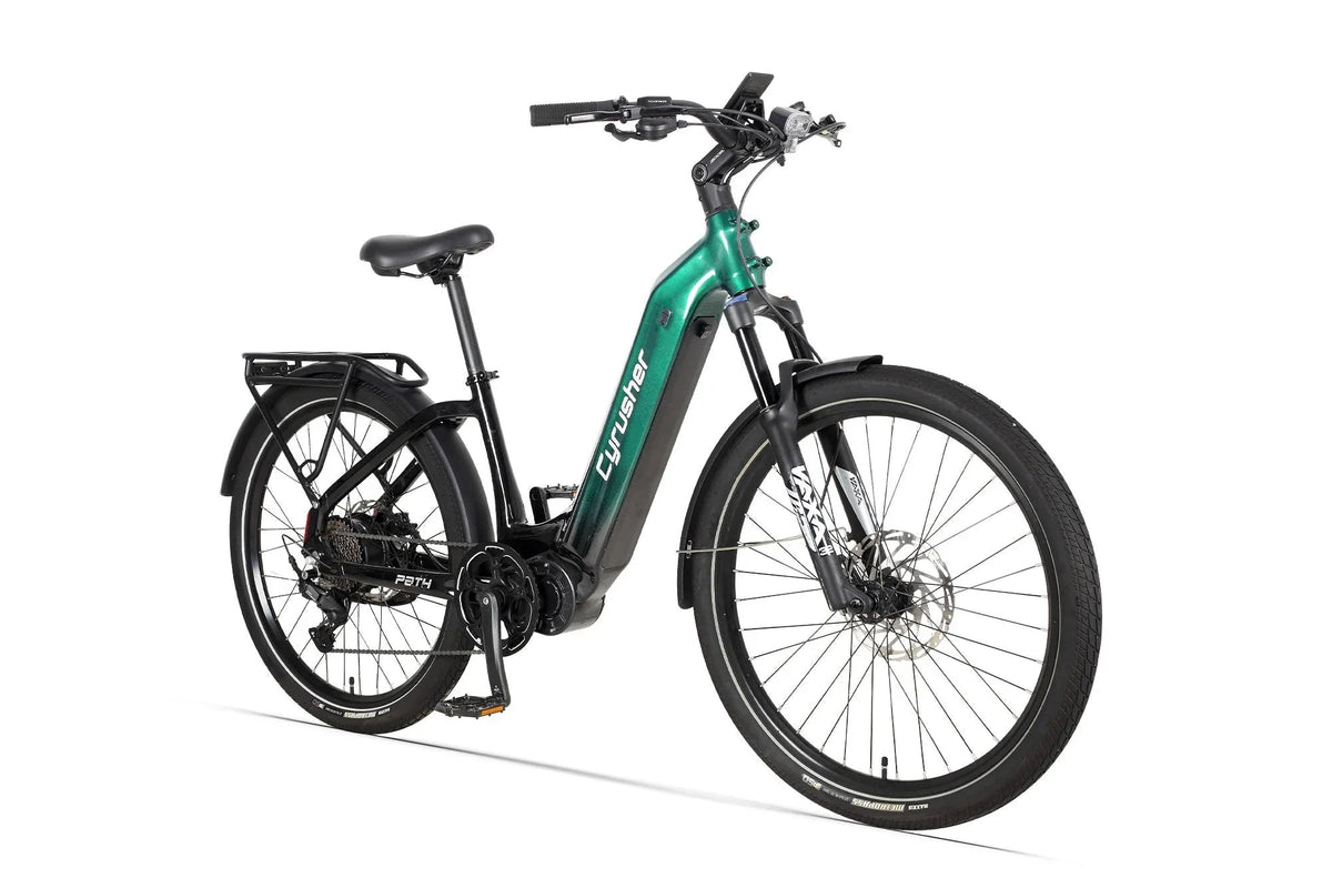 Cyrusher Path E-Bike | 59 Mi Range 750 W Power City Comfort