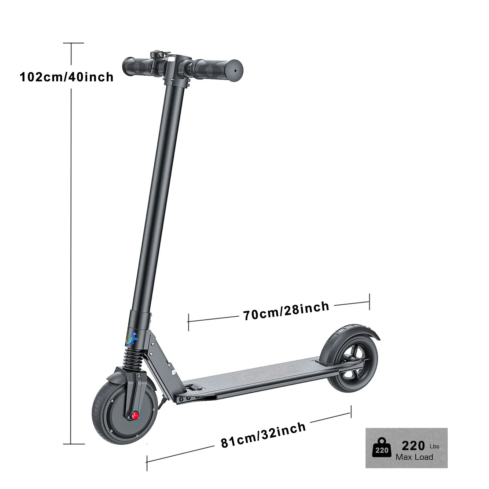 Caroma Foldable Electric Scooter for Adults – 20 MPH, 15.5 Mile Range
