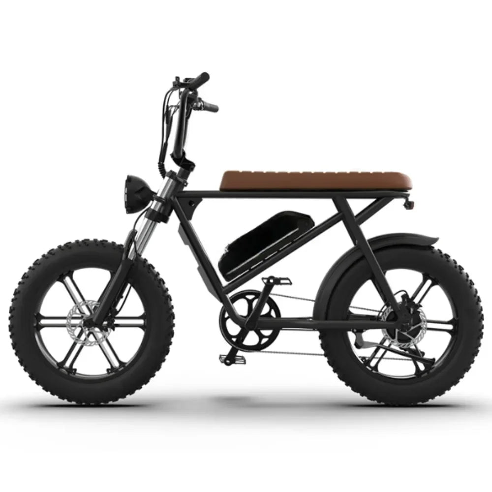 750W Electric Bike - 48V 13Ah Lithium Battery, Aluminum Frame